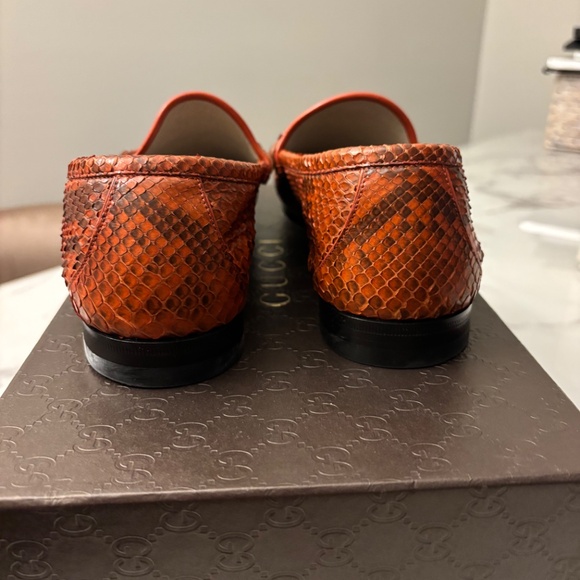Mens Gucci Python Loafers 9.5 Gucci 10.5 US - Picture 3 of 4